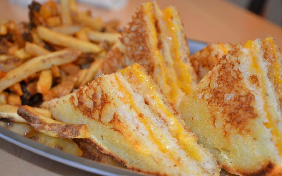 Grilled Triple Cheese Sandwich