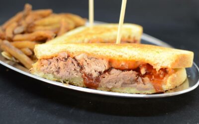 Pulled Pork Grilled Cheese Sandwich