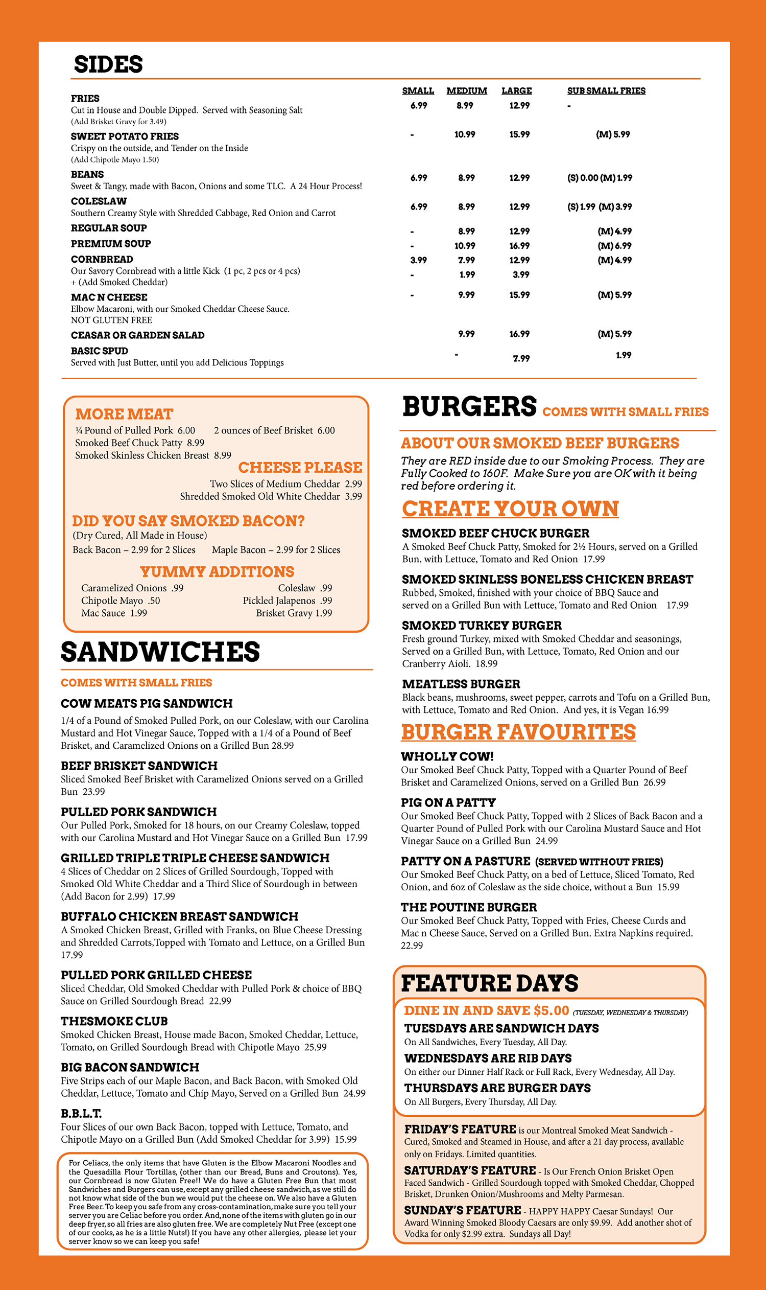 The Smoke Menu Nov7-2